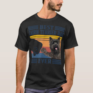 Bester Cairn Terrier Vater je Vintager Vater Tag T-Shirt