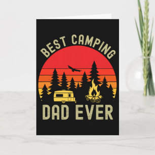 Bester Camping-Vater Aller Zeiten Camping zum Vate Karte
