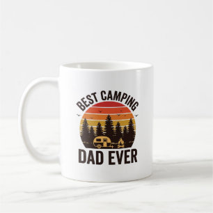 Bester Camping-Vater Aller Zeiten Vintage Camping Kaffeetasse