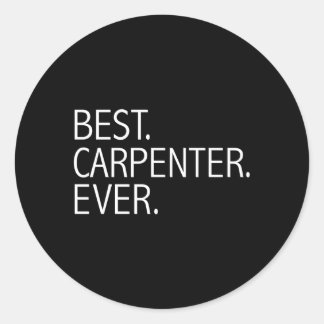 Bester Carpenter-Schulspass je Carpentry-Schule Runder Aufkleber