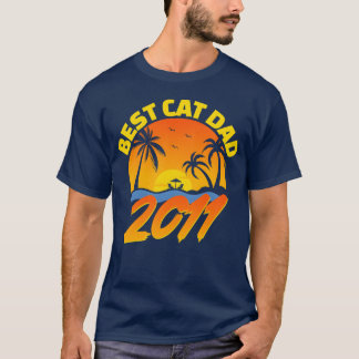 Bester Cat Vater 2011 Vatertag Geschenke lustig T-Shirt