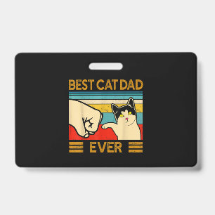 Bester Cat Vater Ever Funny Cat Daddy Ausweis