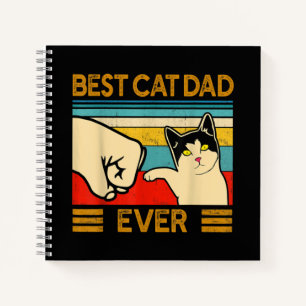 Bester Cat Vater Ever Funny Cat Daddy Notizbuch