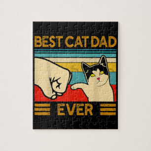 Bester Cat Vater Ever Funny Cat Daddy Puzzle