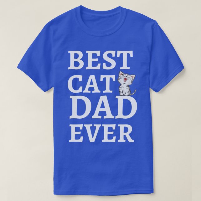 Bester Cat-Vater je 31 T-Shirt (Design vorne)