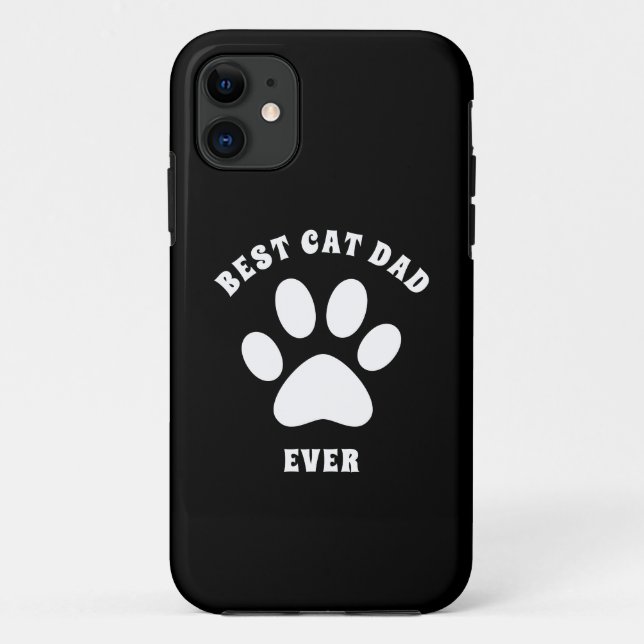 Bester Cat-Vater je benutzerdefinierten Text Perso Case-Mate iPhone Hülle (Rückseite)
