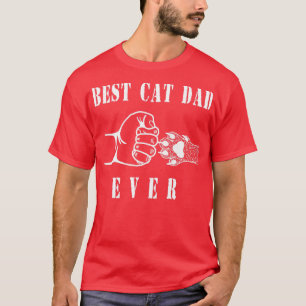 Bester Cat Vater je Bester Cats Papa Vintage Katze T-Shirt