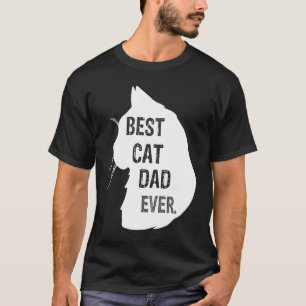 Bester Cat Vater je Cat Daddy Meow Kitty Cat T-Shirt
