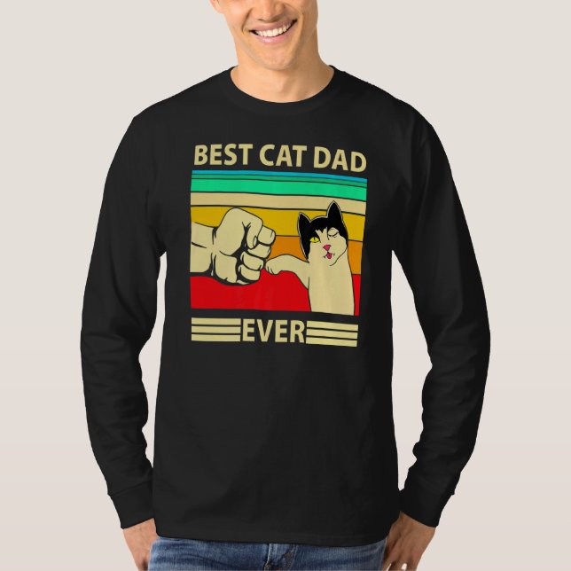 Bester Cat Vater je Cat Daddy T-Shirt (Vorderseite)
