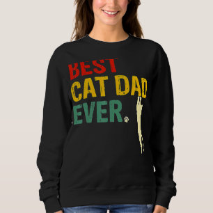 Bester Cat Vater je Cat Daddy Vatertag Sweatshirt