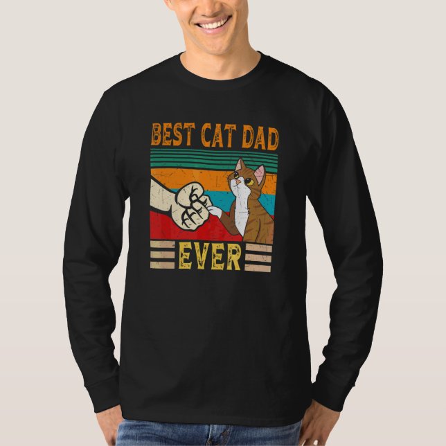Bester Cat Vater je Cat Vater 2 T-Shirt (Vorderseite)