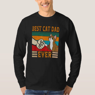 Bester Cat Vater je Cat Vater 4 T-Shirt