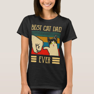 Bester Cat Vater je Fist Bump - Bester Cat Vater j T-Shirt