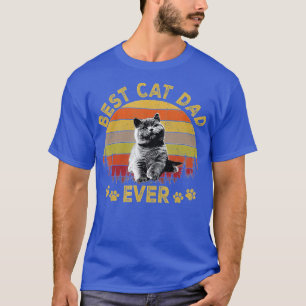 Bester Cat Vater je Funny Cat Daddy Vater Tag 2022 T-Shirt