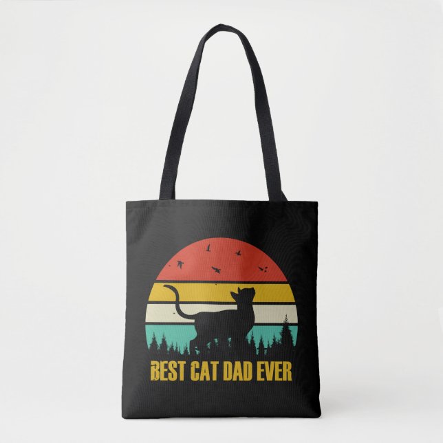Bester Cat Vater je Geschenk (Vorderseite)
