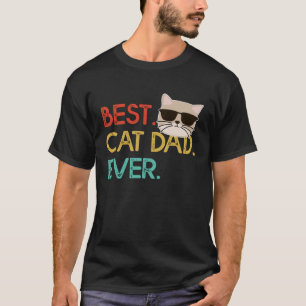 Bester Cat Vater je Große Katze Daddy Cat T-Shirt