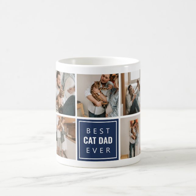 Bester Cat Vater je Kaffee Tasse (Mittel)
