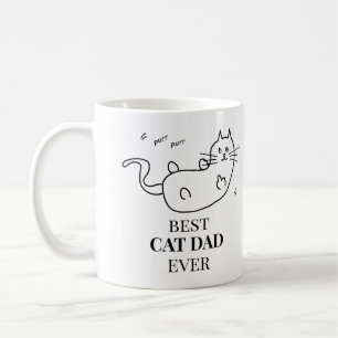 Bester Cat Vater je Kaffee Tasse