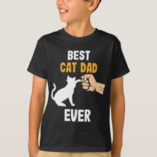 Bester Cat Vater je Kitten Eltern Tiervater T-Shirt