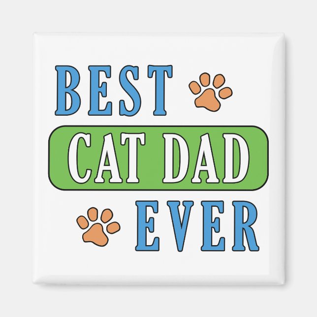 Bester Cat Vater je Magnet (Vorne)
