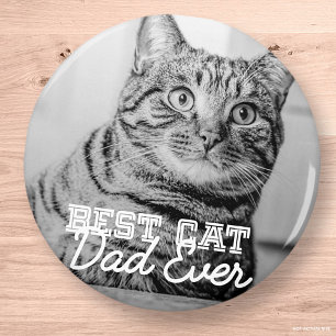Bester Cat Vater je Modernes, benutzerdefiniertes  Magnet