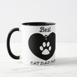 Bester Cat Vater je Modernes, benutzerdefiniertes  Tasse