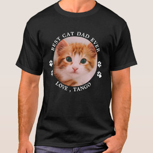 Bester Cat Vater je Paw druckt kundenspezifisches  T-Shirt