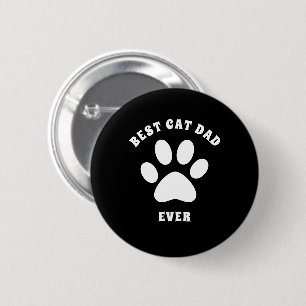 Bester Cat Vater je Personalisierte Schaltfläche f Button