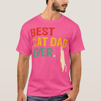 Bester Cat Vater je T Funny Cat Daddy Vater Tag Gi T-Shirt