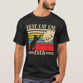 Bester Cat Vater je T-Shirt