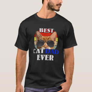Bester Cat Vater je T-Shirt