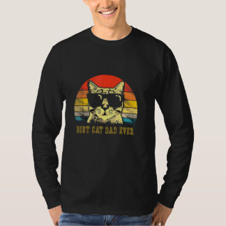 Bester Cat Vater je T-Shirt Funny Cat Vater Vater