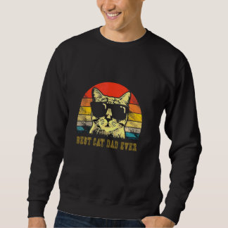 Bester Cat Vater je T-Shirt Funny Cat Vater Vater Sweatshirt