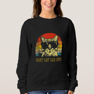 Bester Cat Vater je T-Shirt Funny Cat Vater Vater Sweatshirt