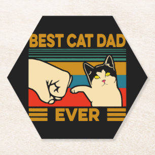 Bester Cat Vater je Untersetzer