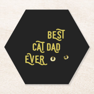 Bester Cat Vater je Untersetzer