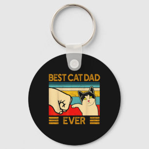 Bester Cat Vater je Vatertag Geschenk Papa für Schlüsselanhänger