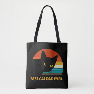 Bester Cat Vater je Vintag T Shirt Black Cat Daddy
