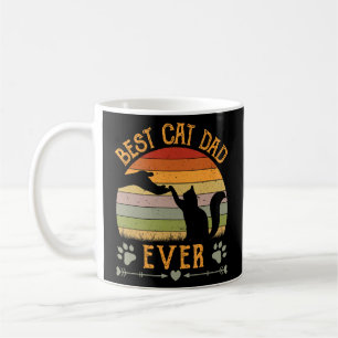 Bester Cat Vater je Vintager Cat Vatertag Kaffeetasse
