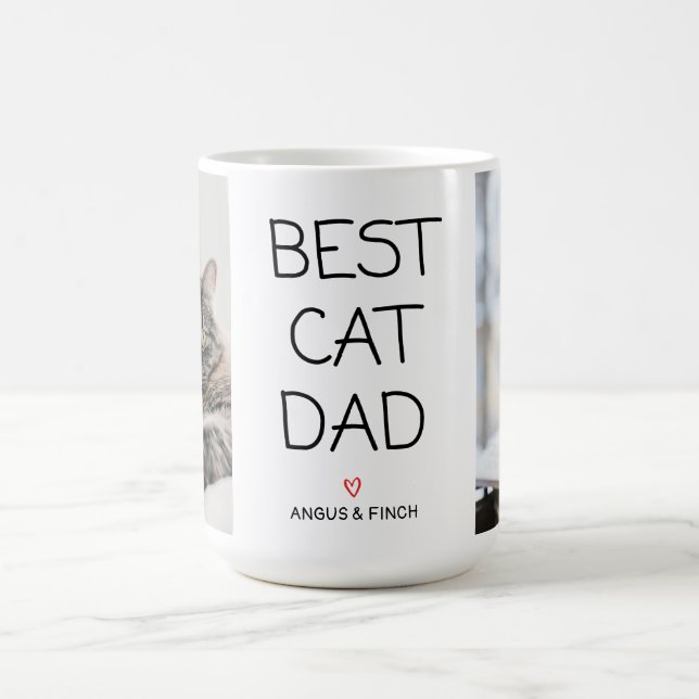 Bester Cat Vater Kaffee Tasse (Mittel)