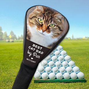 Bester CAT-VATER nach Par--Foto für Haustiere Pers Golf Headcover