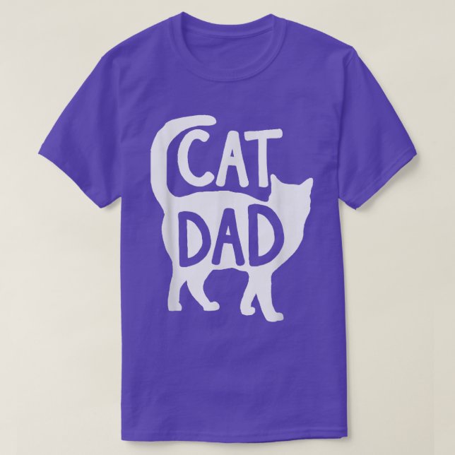 Bester Cat Vater Vathers Day - Kitchenette Geschen T-Shirt (Design vorne)