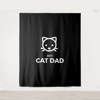Bester Cat Vater Wandteppich