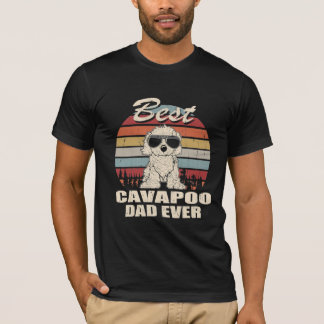 Bester Cavapoo-Vater je Vintag T-Shirt