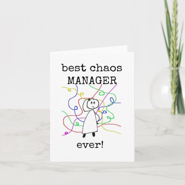 Bester Chaos-Manager, Boss-Wertungskarte Karte (Vorderseite)