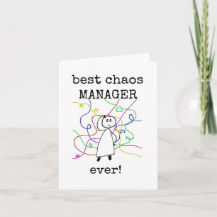 Bester Chaos-Manager, Boss-Wertungskarte Karte