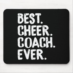 Bester Cheer Coach Ever Cheerleading Squad Trainer Mousepad