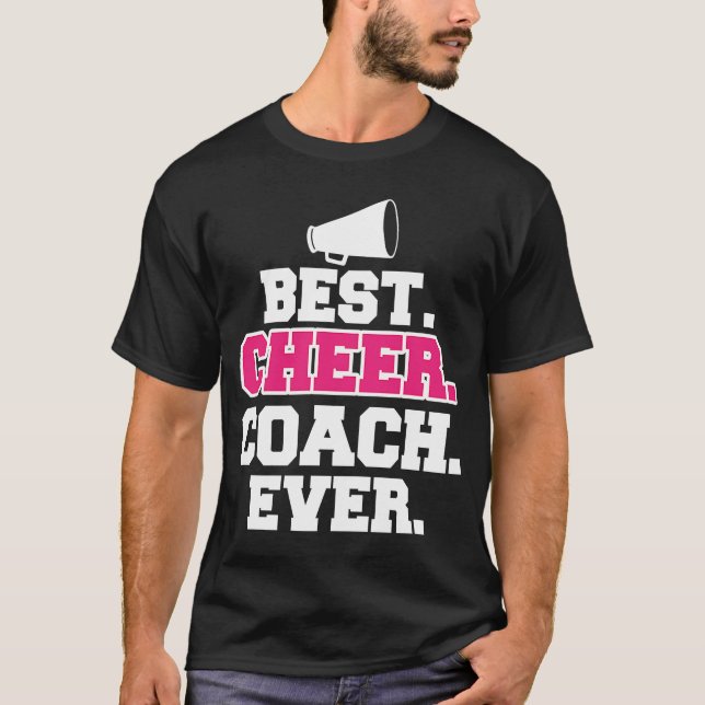 Bester Cheercoach je Cheerleader Coach JT T-Shirt (Vorderseite)