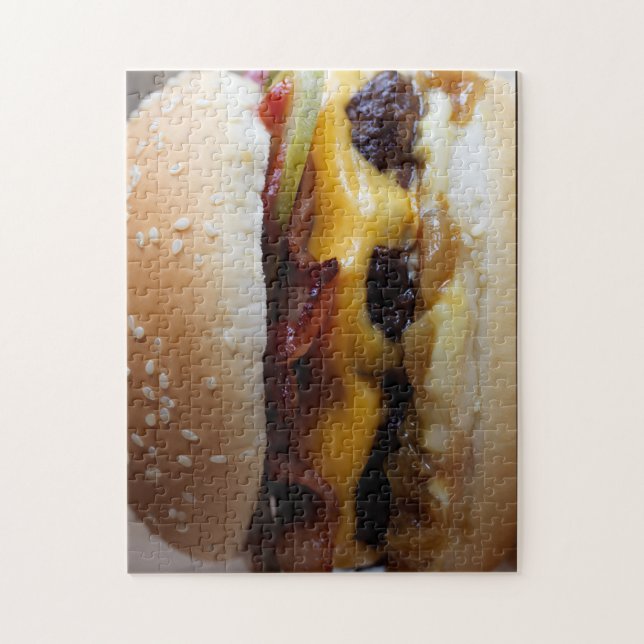 Bester Cheeseburger 252-Teile-Puzzle Puzzle (Vertikal)