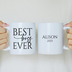 Bester Chef aller Zeiten Personalisierter Kaffeebe Kaffeetasse